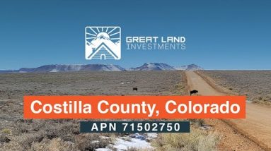 Land for sale in colorado, 10 acres of beautiful land just outside San Luis CO