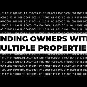 DataTree Hacks: How to Find Portfolio Owners With Multiple Properties