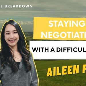 Ep 360: Staying In Negotiations With A Difficult Seller With Aileen Prak